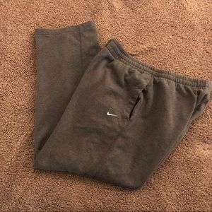 Gray Nike sweatpants